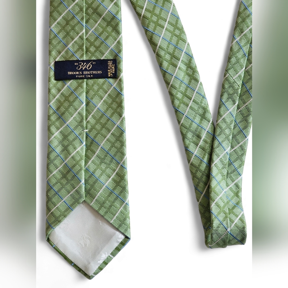 Brooks Brothers 3.5" 346 Silk Neck Tie Multicolor Stripes Print EUC